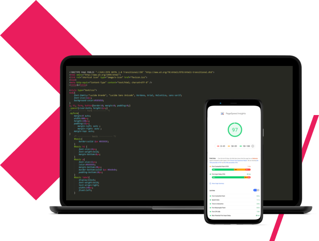 notebook com codigos de programação na tela e um celular com uma dashboard na frente.